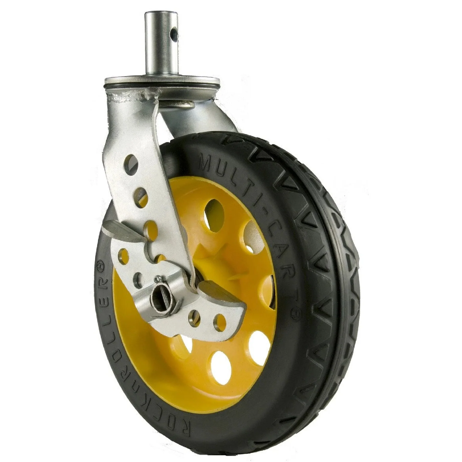Rock N Roller RCSTR8X2 All-Terrain Caster with Brake 8" x 2" (2-Pack for R12)