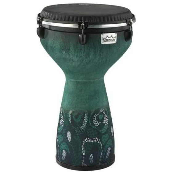 Remo DJ-7113-61 Flareout 13" Djembe Drum - Everglade Green