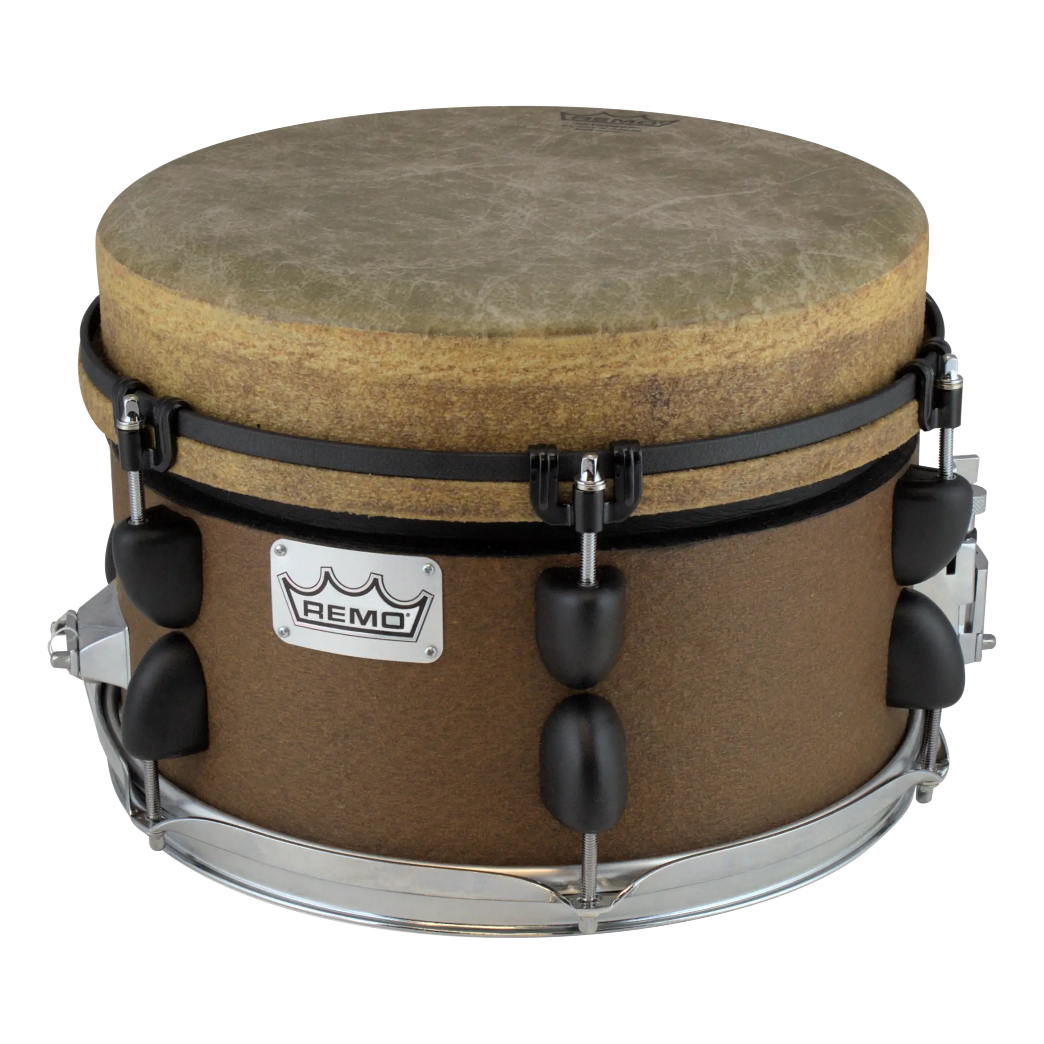 Remo MD-3092-05 12" Mondo Snare Drum, Brown Earth