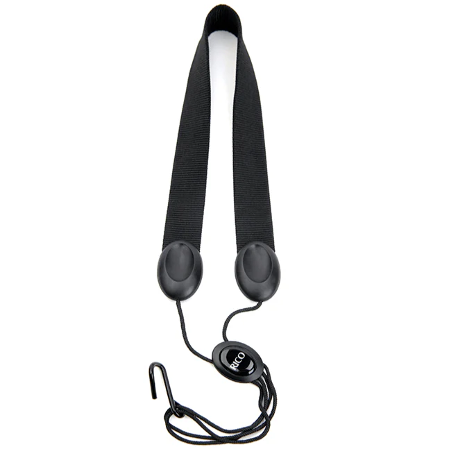 Rico SLA11 Black Fabric Sax Strap for Tenor/Bari