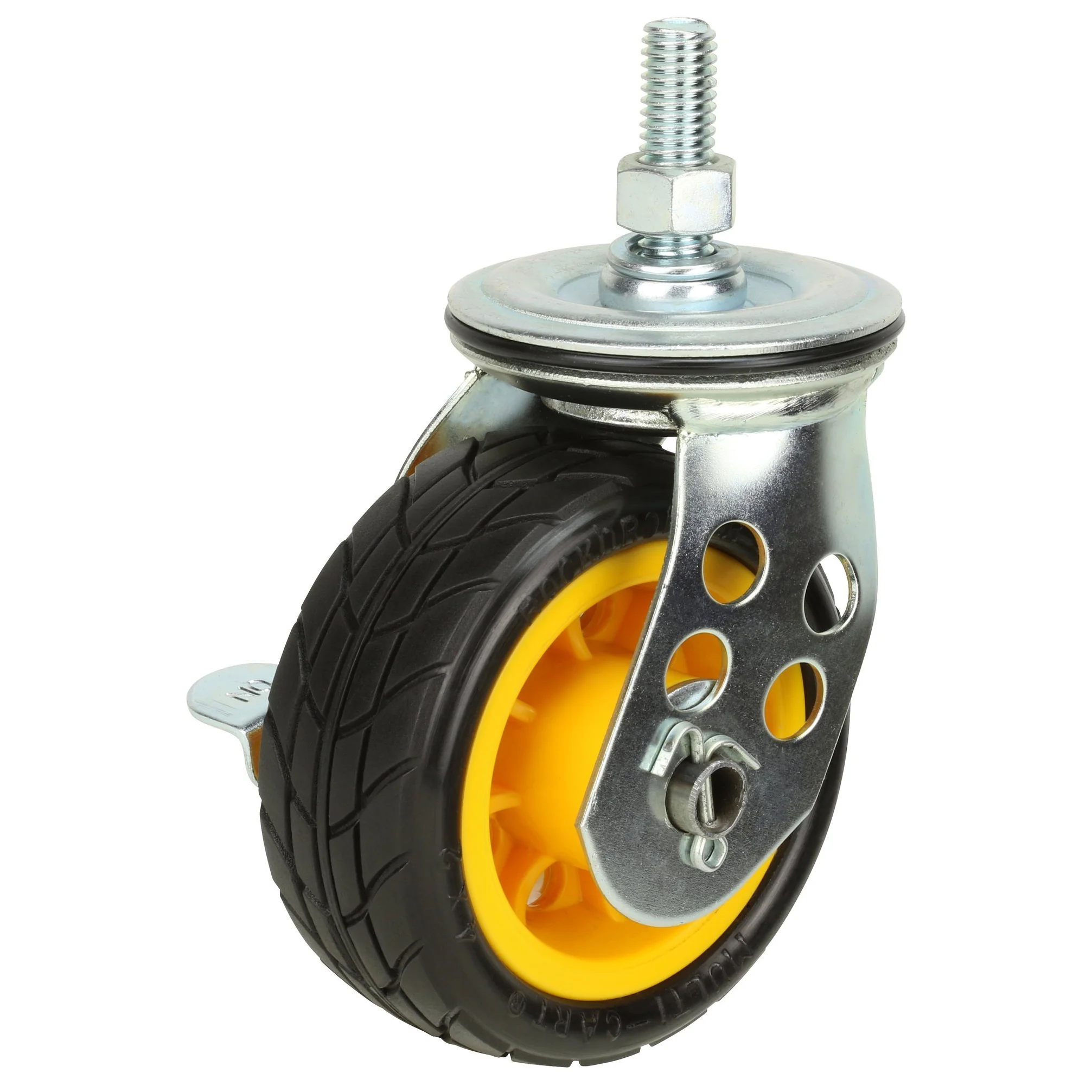 Rock N Roller RCSTR4X2 4" x 2" Ground Glder Wide caster w/brake (upgrade for R2) - 2pk - Image 2