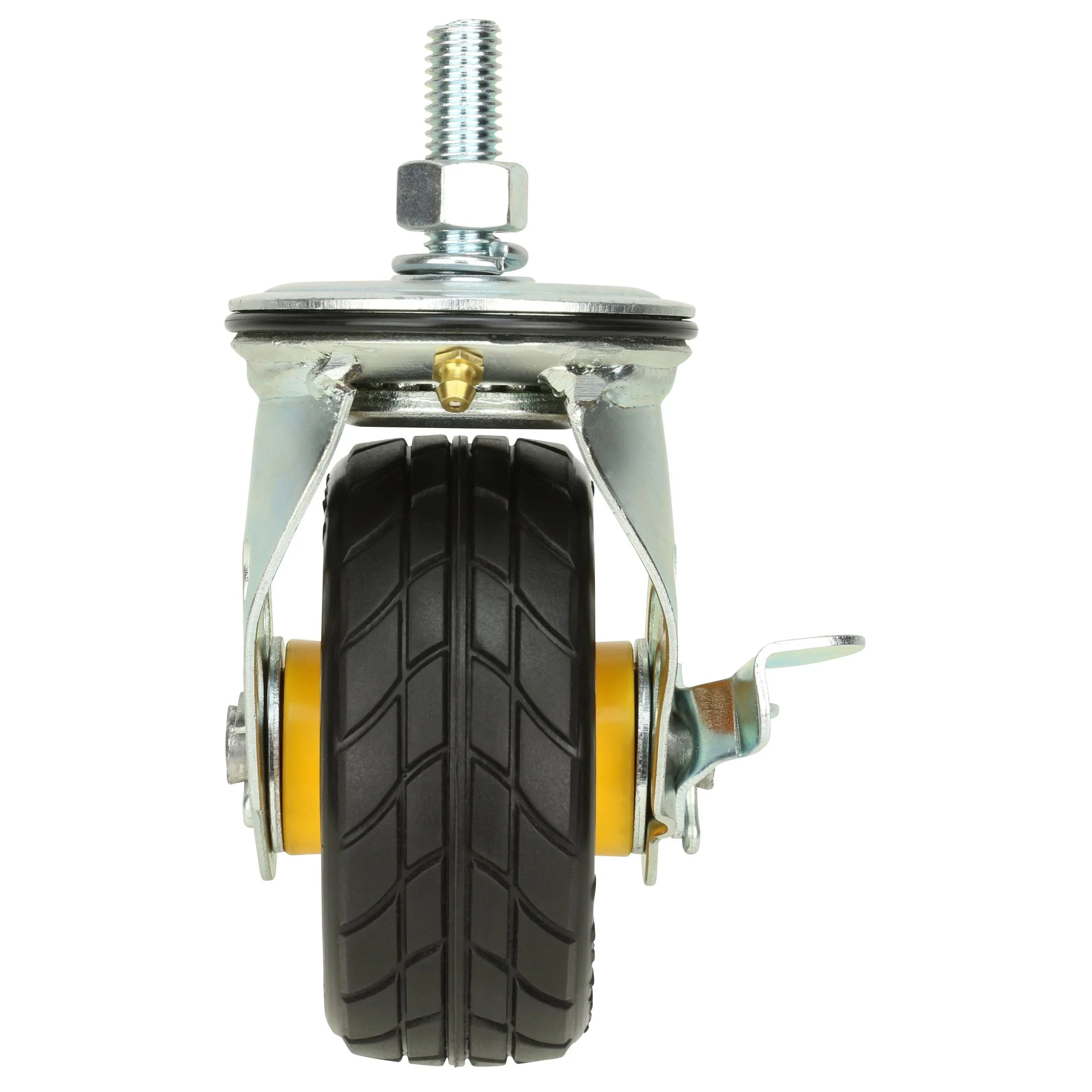 Rock N Roller RCSTR4X2 4" x 2" Ground Glder Wide caster w/brake (upgrade for R2) - 2pk - Image 3