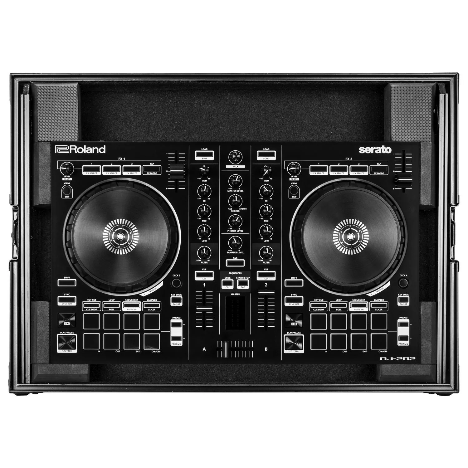 Roland DJ-202 DJ Controller & FRGSDJ202BL Hard Case Bundle - Image 16