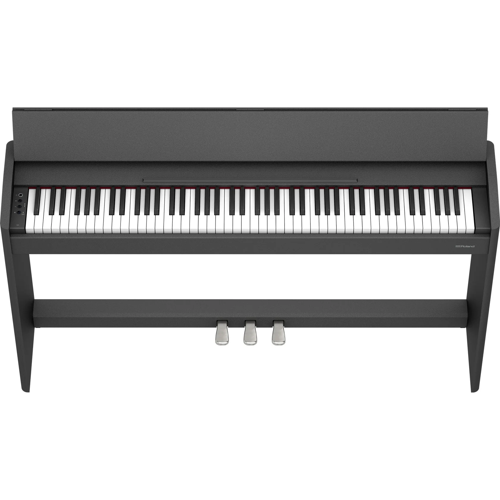 Roland F-107-BK 88-Key Slim Digital Piano w/ Stand, Bench, and 3-pedals, Black - Image 18