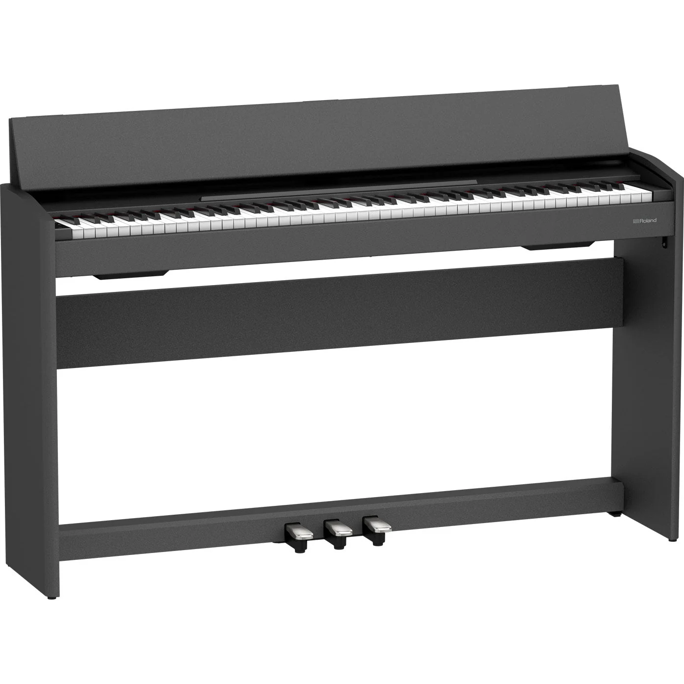 Roland F-107-BK 88-Key Slim Digital Piano w/ Stand, Bench, and 3-pedals, Black - Image 5