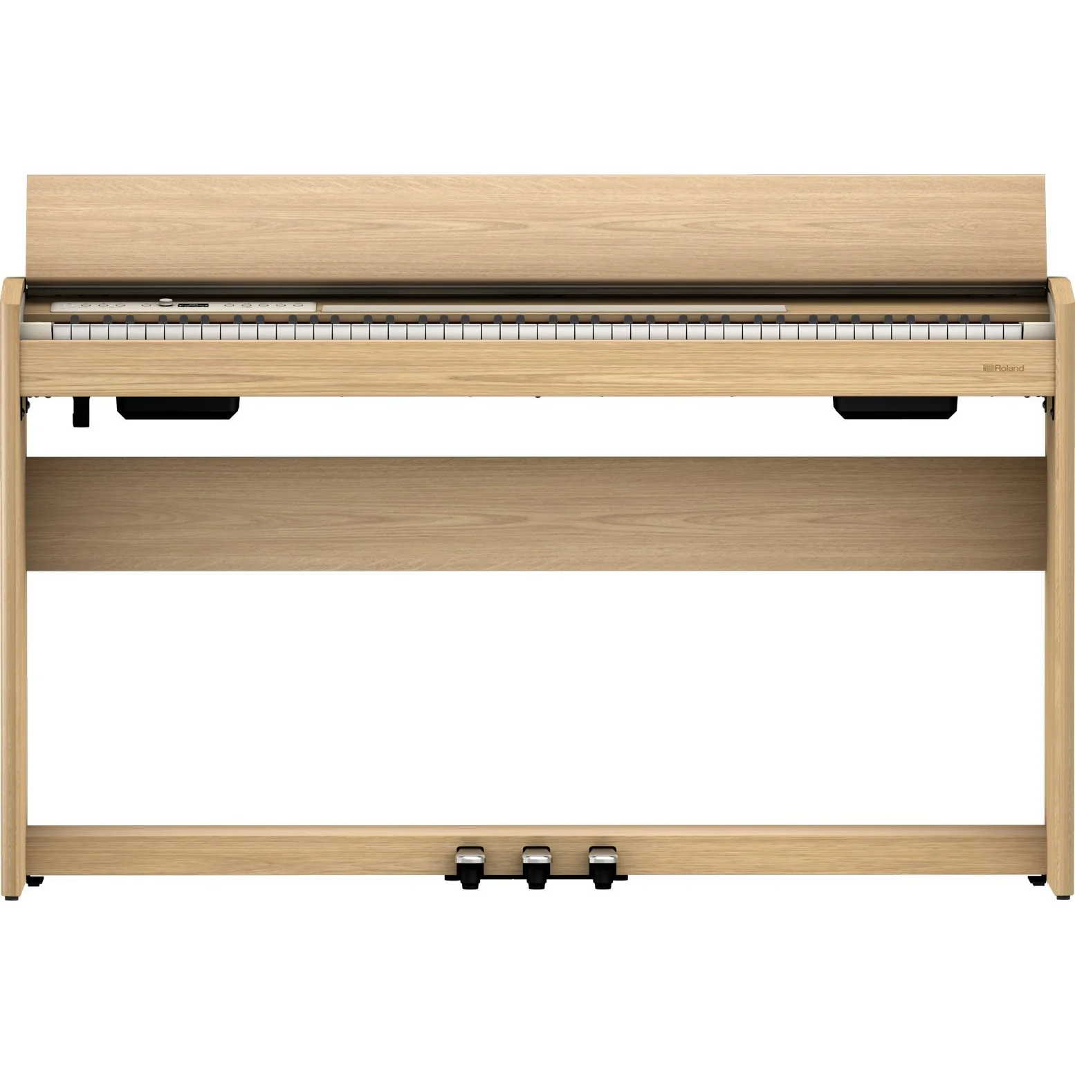 Roland F701-LA 88-Key Compact Upright Style Digital Piano w/ Bench, Light Oak - Image 10