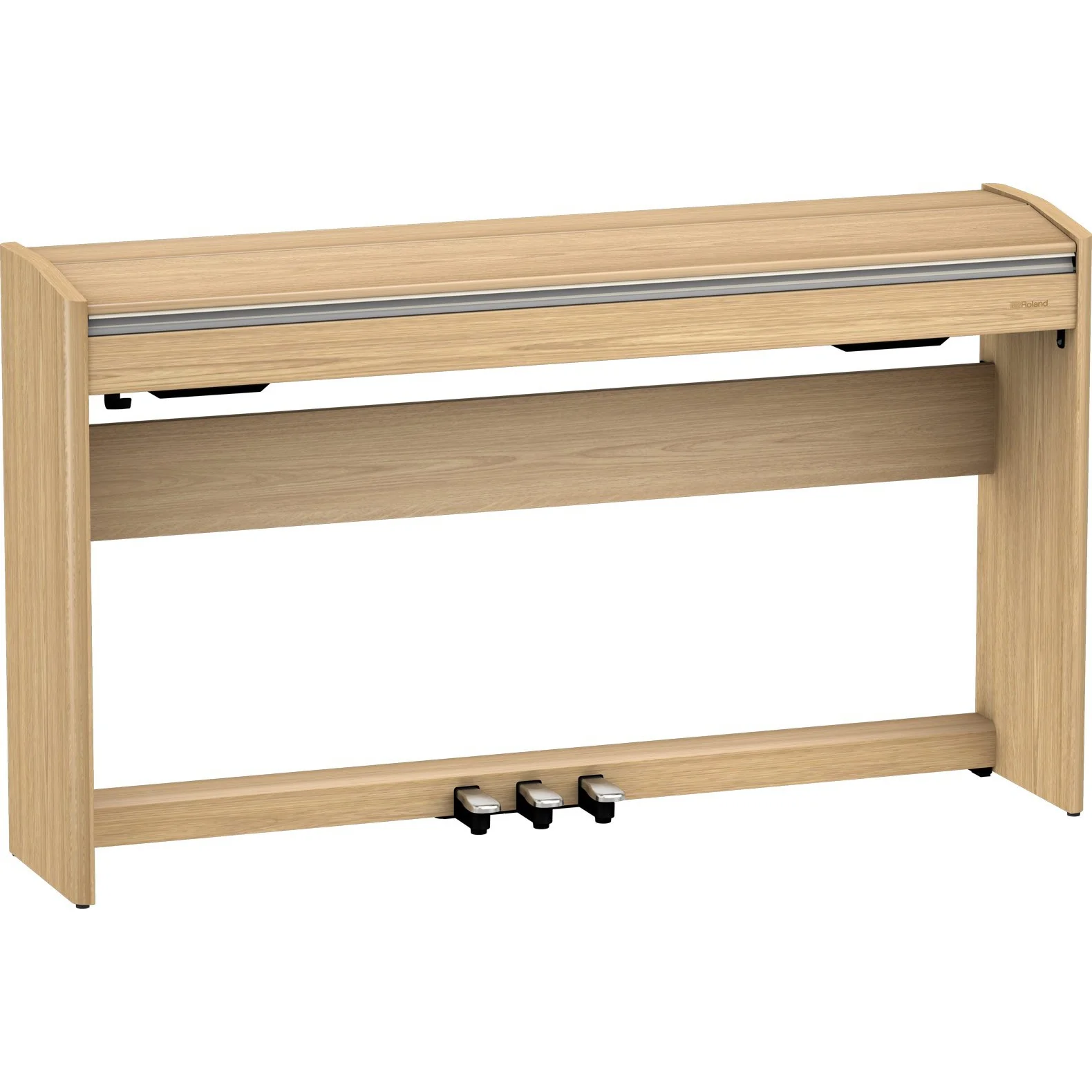 Roland F701-LA 88-Key Compact Upright Style Digital Piano w/ Bench, Light Oak - Image 3
