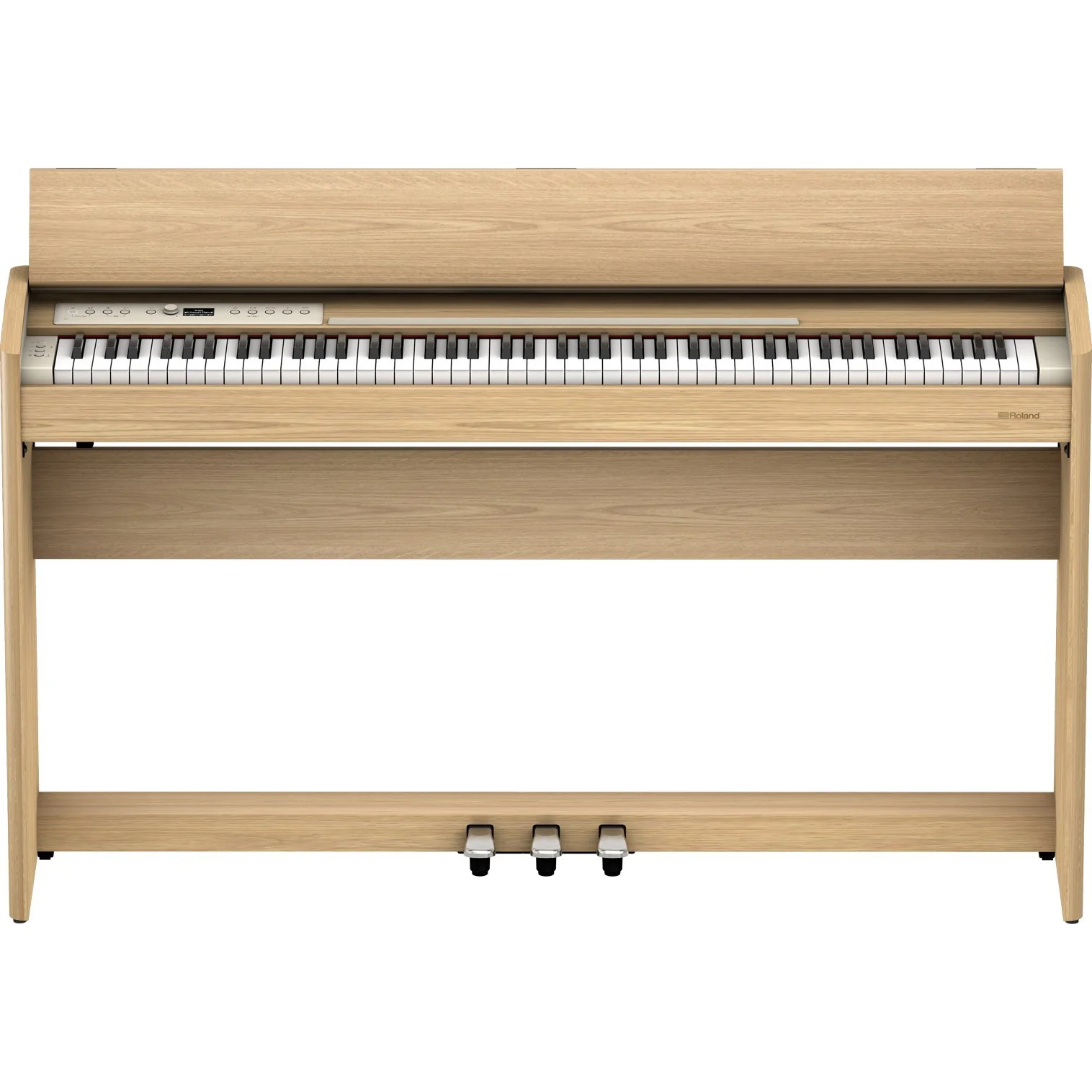 Roland F701-LA 88-Key Compact Upright Style Digital Piano w/ Bench, Light Oak - Image 9