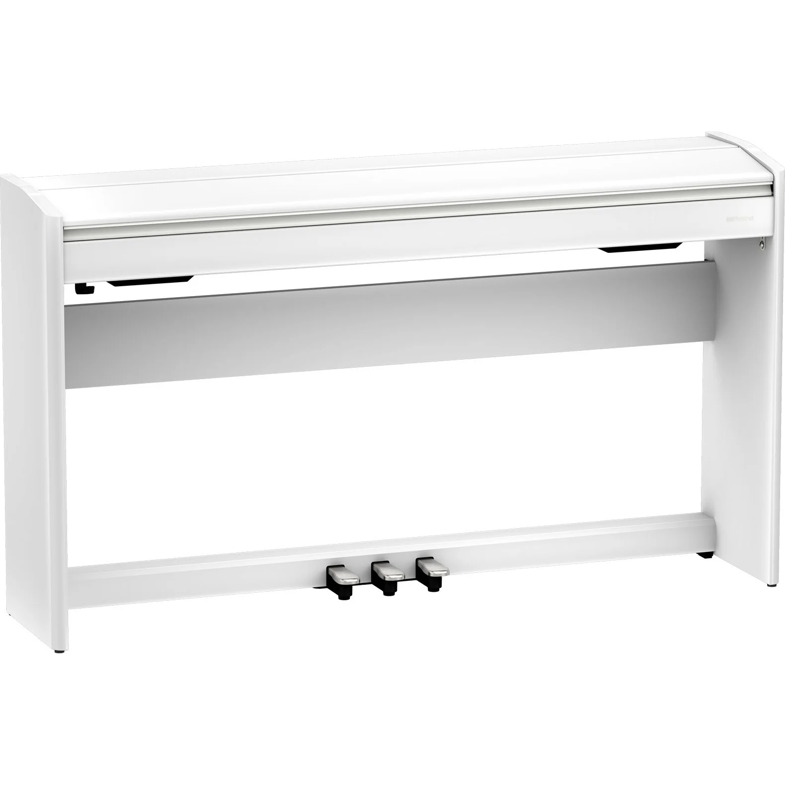 Roland F701-WH 88-Key Compact Upright Style Digital Piano w/ Bench, White - Image 3