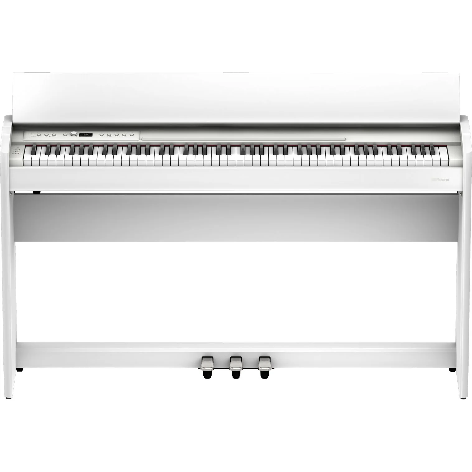 Roland F701-WH 88-Key Compact Upright Style Digital Piano w/ Bench, White - Image 7
