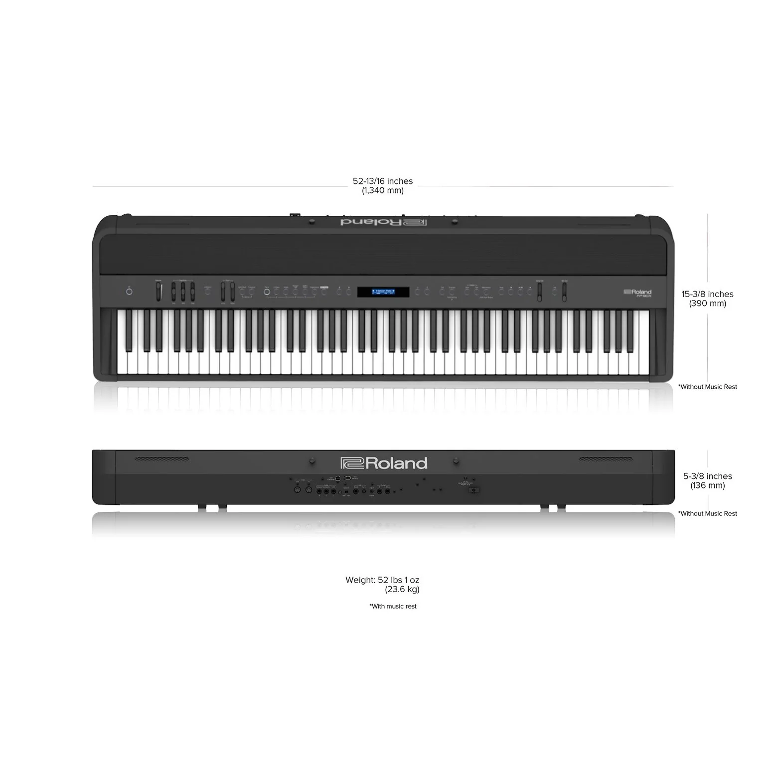 Roland FP-90X-BK 88-key Premium Digital Piano, Black - Image 9