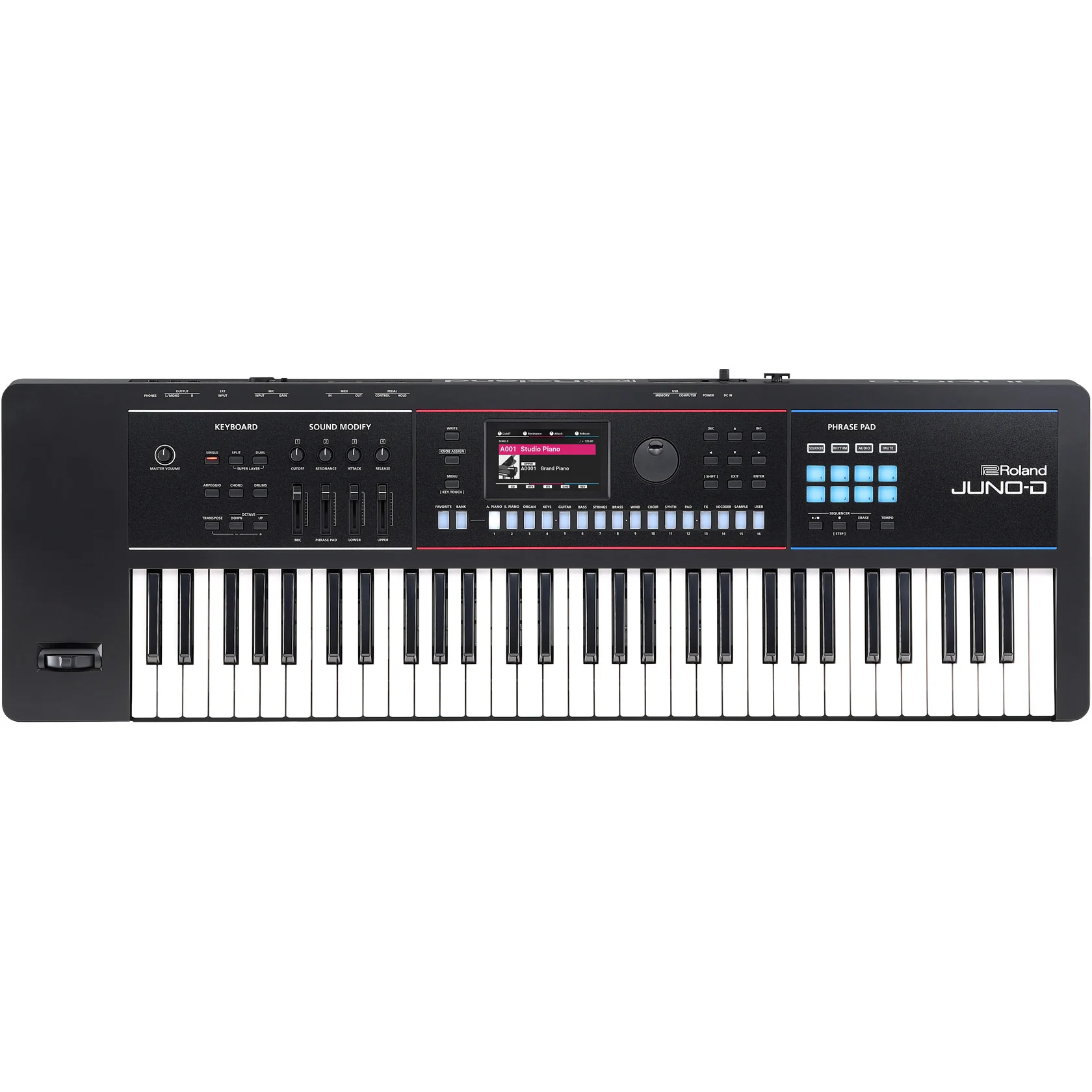Roland JUNO-D6 61-Key Keyboard Synthesizer