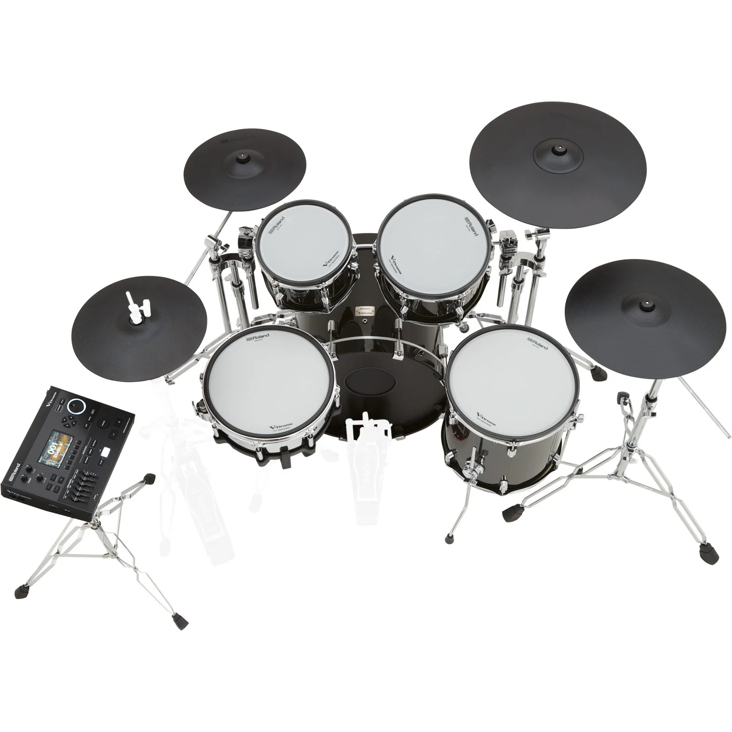 Roland VAD516 V-Drums 5 Series Kit w/ Expandable V51 Module, Advanced Digital Pads, and Full-Depth Wood Shells - Image 3