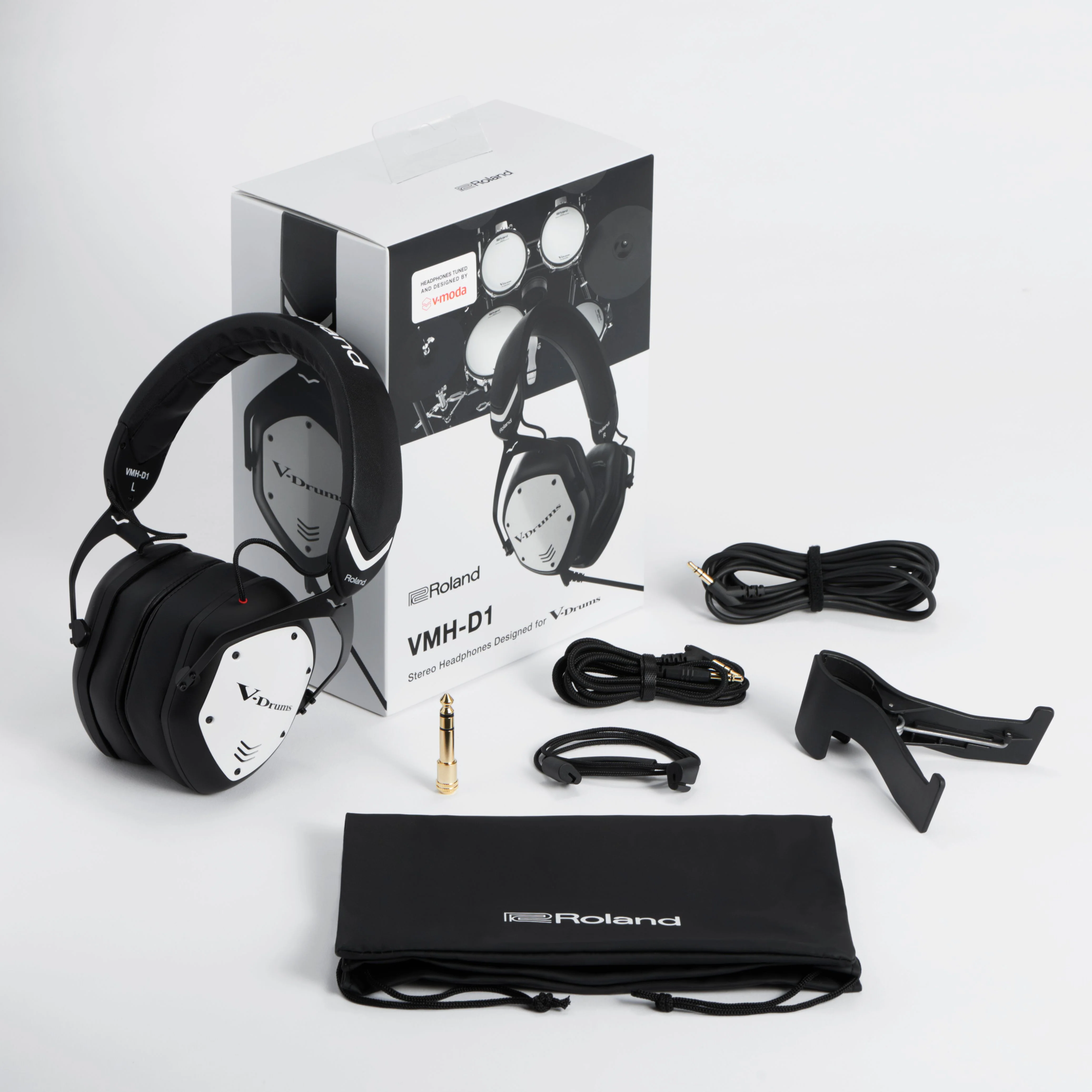 Roland VMH-D1 Premium Headphones for V-Drums Electronic Drums - Image 6