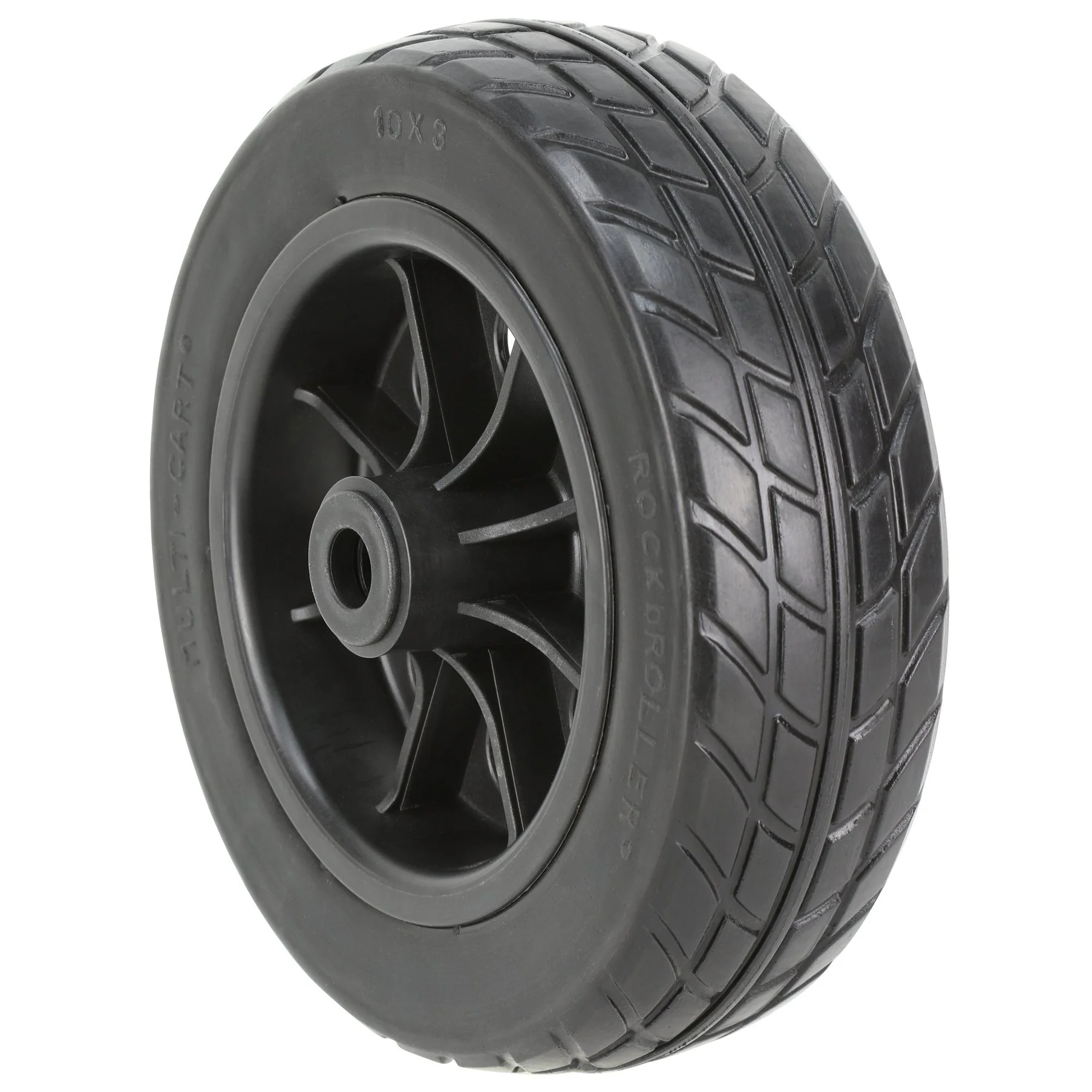 Rock N Roller RWHLO10X3BK Stealth R-Trac Rear Wheel (2-Pack), 10" x 3" No-Flat - Image 2