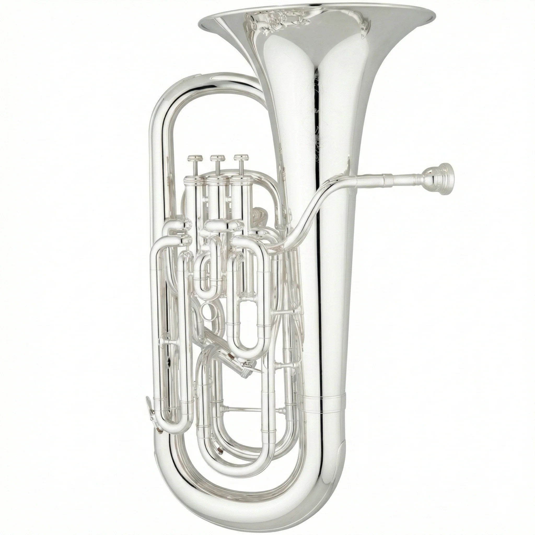 S.E. Shires EUQ41TS 4-Valve Compensating Euphonium Silver Plated