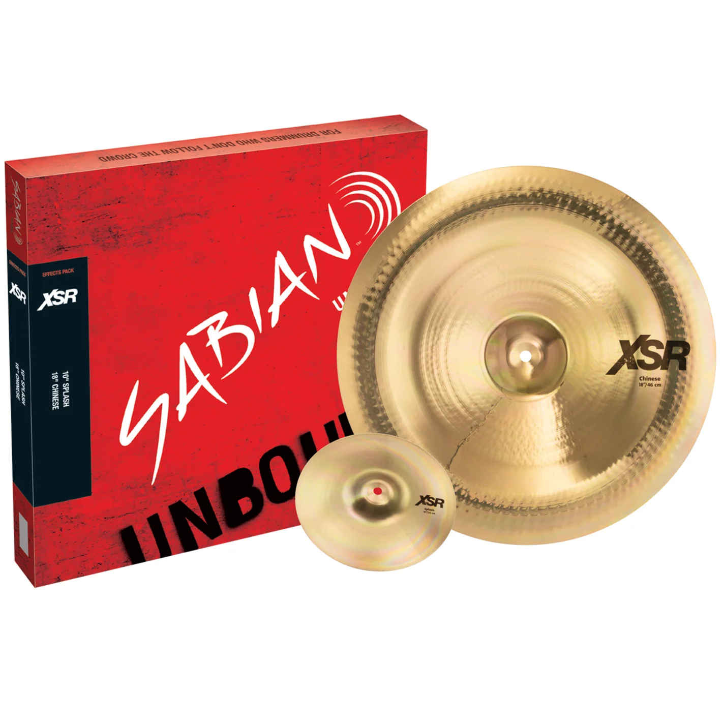 Sabian XSR5005EB XSR Effects Pack - 10" Splash, 18" China