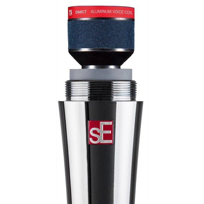 sE Electronics V7-CHROME Dynamic Handheld Microphone, Chrome - Image 2