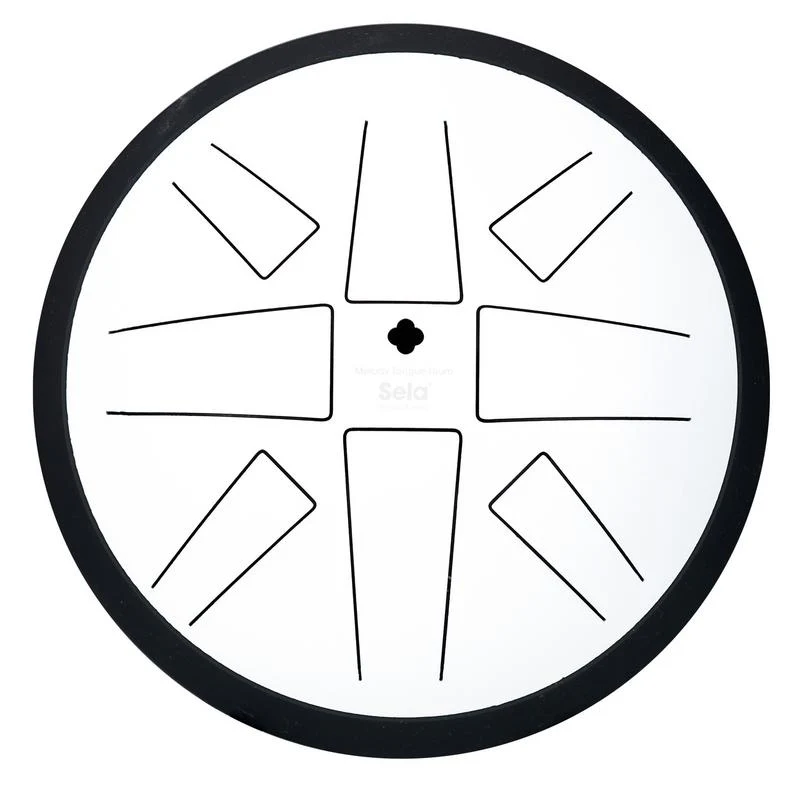 Sela SE372 10" Melody Tongue Drum, C-Pentatonic, White - Image 2