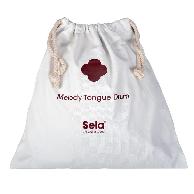 Sela SE372 10" Melody Tongue Drum, C-Pentatonic, White - Image 5