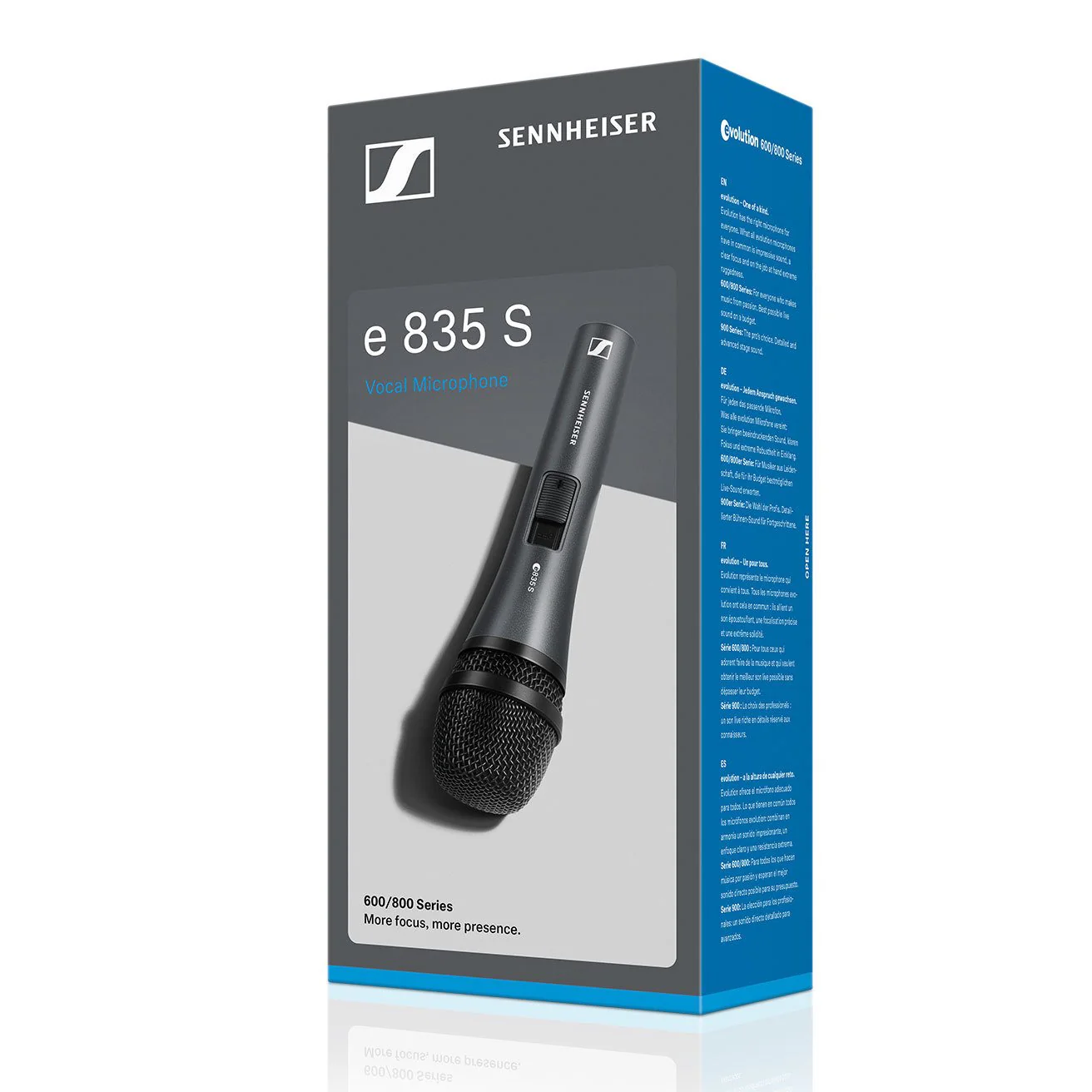 Sennheiser E835-S Dynamic Cardioid Handheld Microphone w/ Switch - Image 4