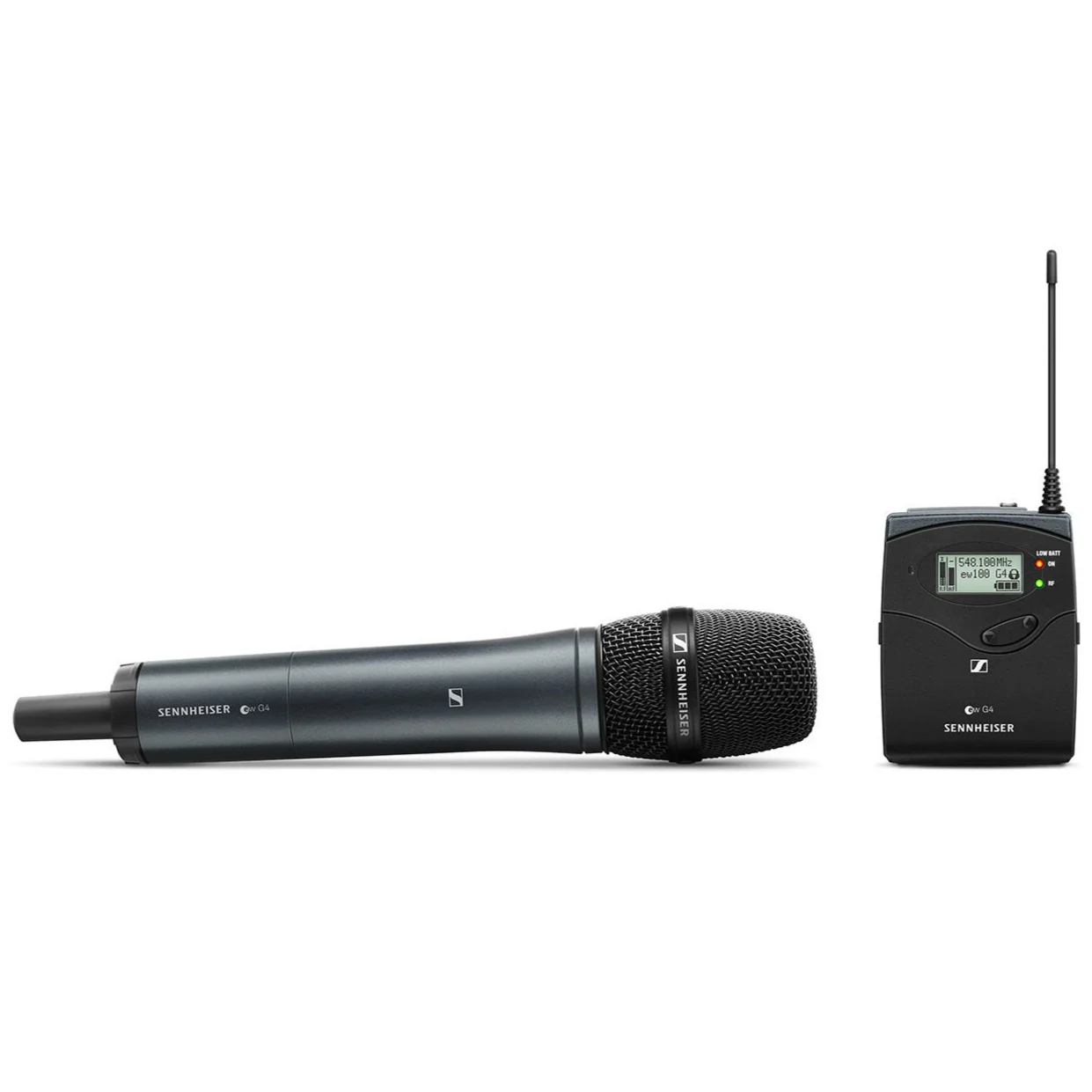 Sennheiser EW-135P-G4-A1 Portable Handheld Wireless System, e835 Capsule, Cardioid, Dynamic, Camera Mount, Freq A1 (470 - 51)
