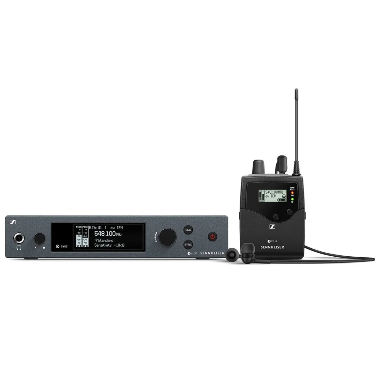 Sennheiser EW-IEM-G4-A1 Evolution Wireless In-Ear Monitor System G4, Freq A1 (470 - 516 MHz)