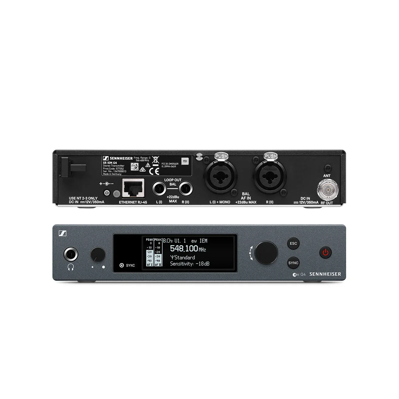 Sennheiser EW-IEM-G4-A1 Evolution Wireless In-Ear Monitor System G4, Freq A1 (470 - 516 MHz) - Image 3