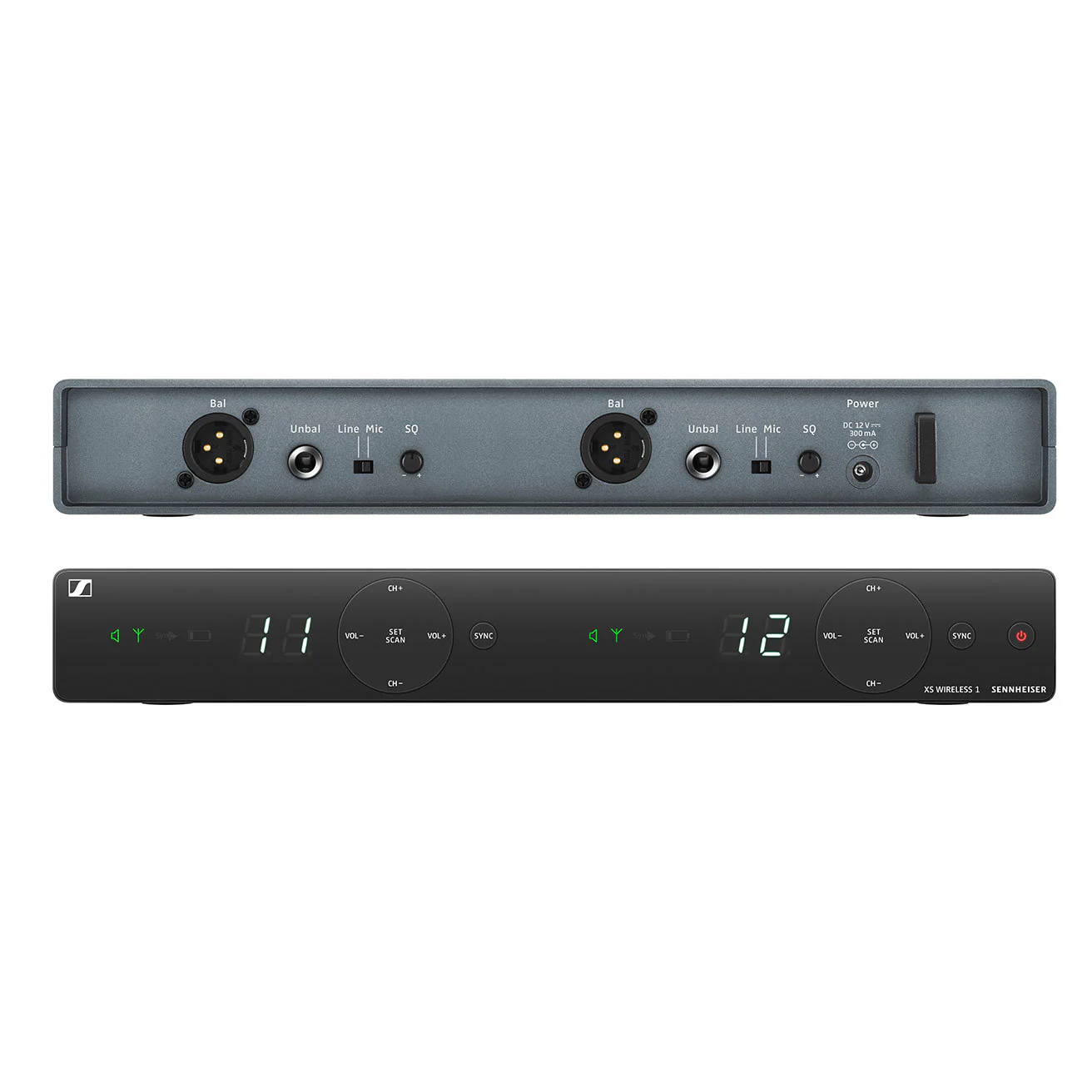 Sennheiser XSW-1-835-DUAL Dual Wireless Handheld Microphone System, e835 Capsule, Cardioid, Dynamic, AA Batt, Freq 548-572 MHz - Image 2
