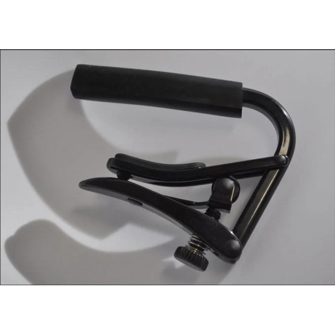 Shubb C1K Steel String Capo, Capo Noir, Nickel-plated Steel, Black Chrome - Image 2