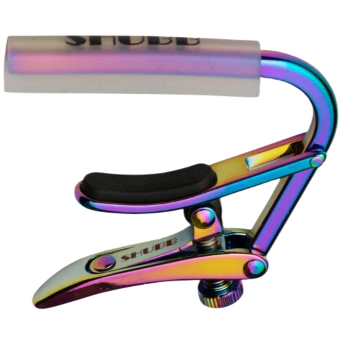 Shubb C1P Steel String Capo, Capo Royale, Nickel-plated Steel, Paua Pearl