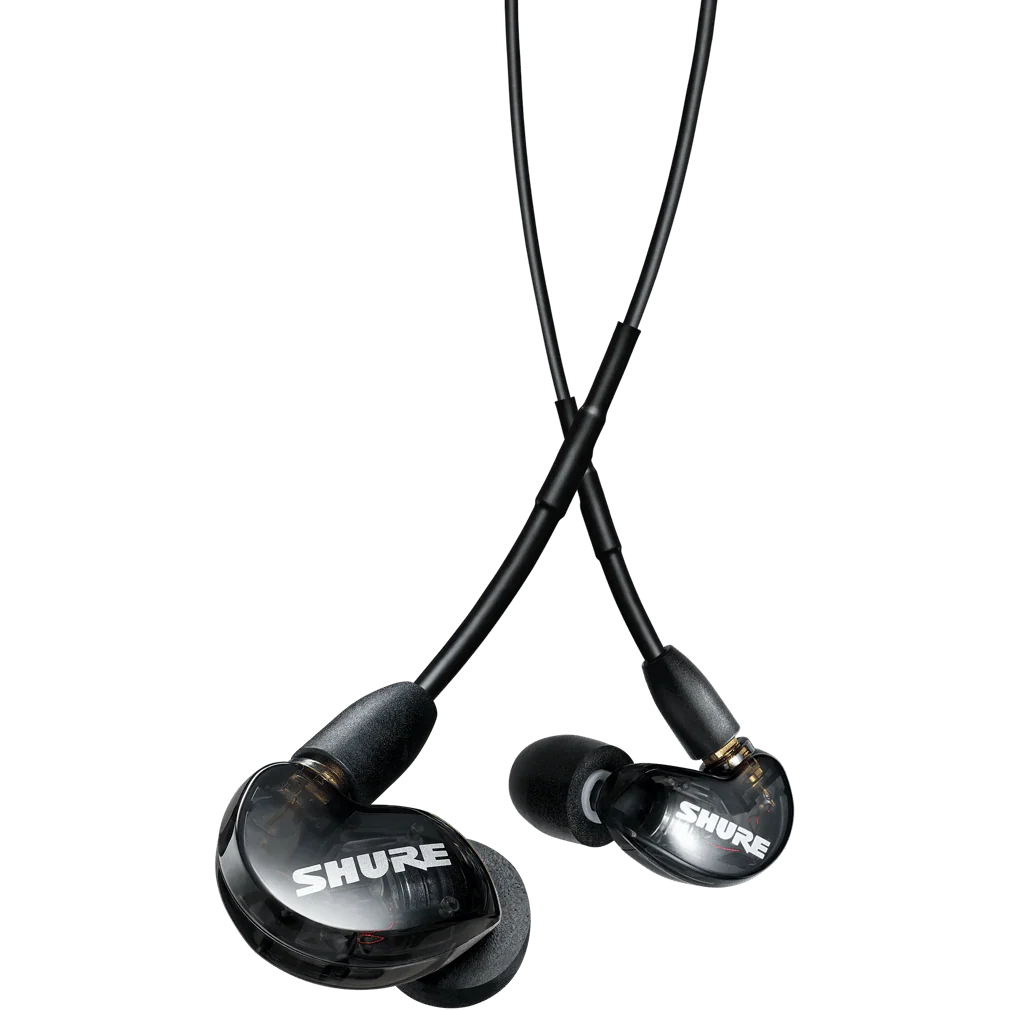 Shure SE215-K Earphones with Dynamic MicroDriver and Detachable Cable (Black)