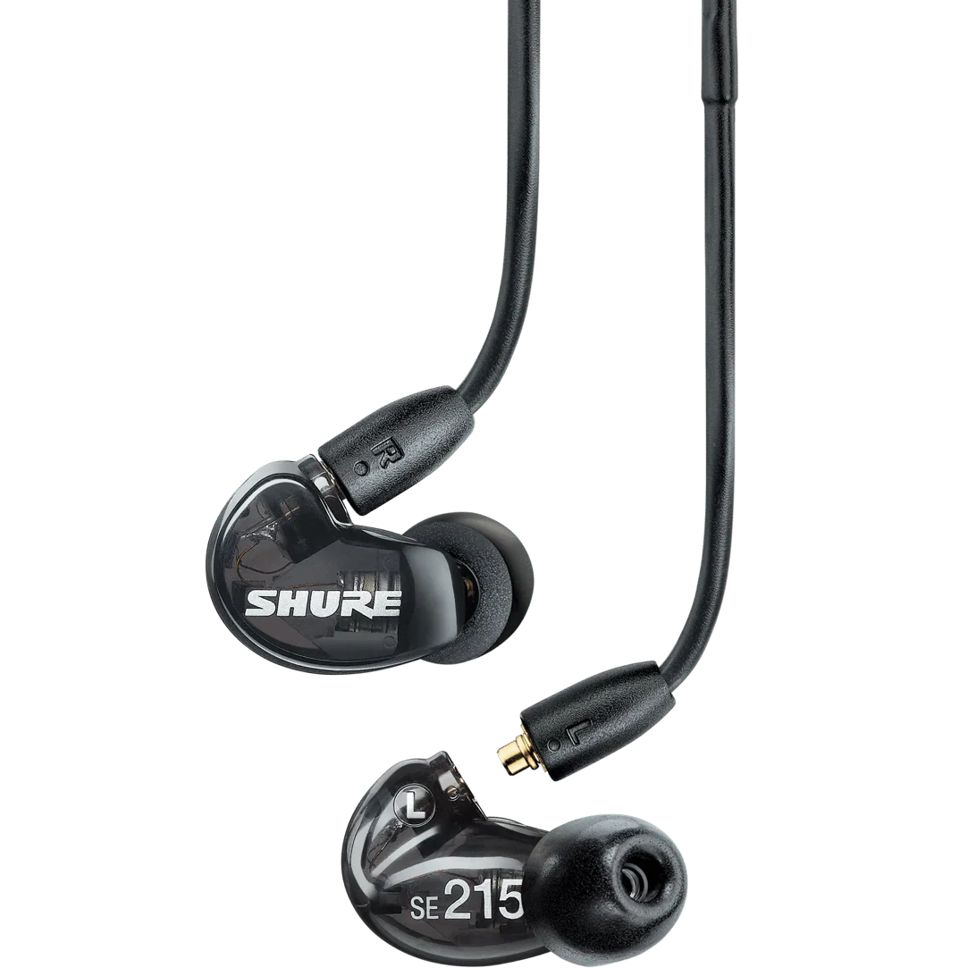 Shure SE215-K Earphones with Dynamic MicroDriver and Detachable Cable (Black) - Image 2