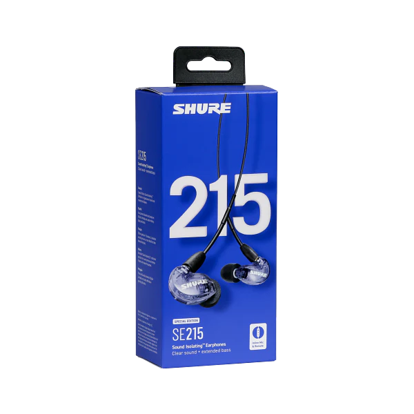 Shure SE215SPE-PL Sound Isolating Earphones w/ Dynamic MicroDriver, Purple - Image 2