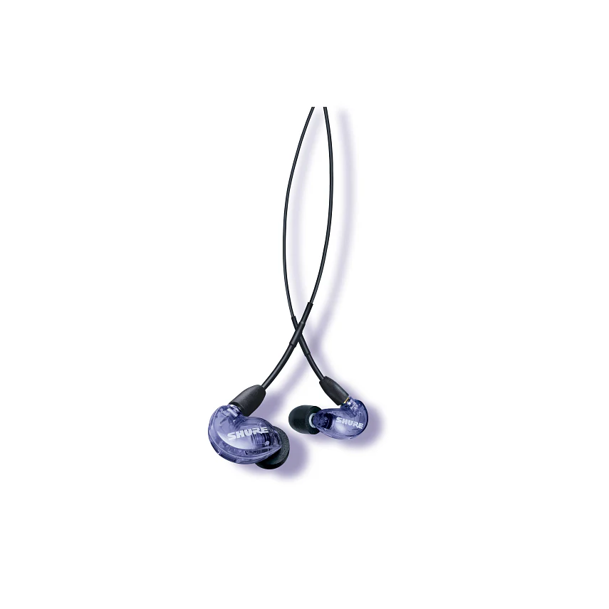 Shure SE215SPE-PL Sound Isolating Earphones w/ Dynamic MicroDriver, Purple - Image 3