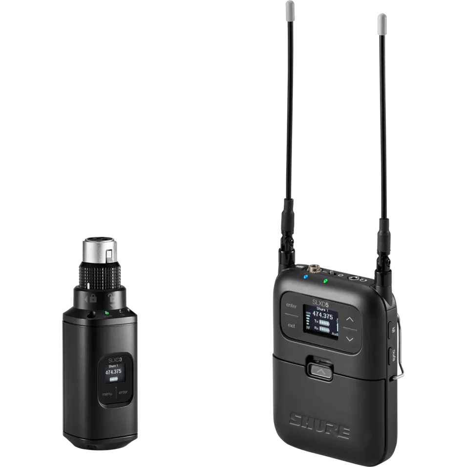Shure SLXD35-G58 Portable Wireless System With Plug-On Transmitter