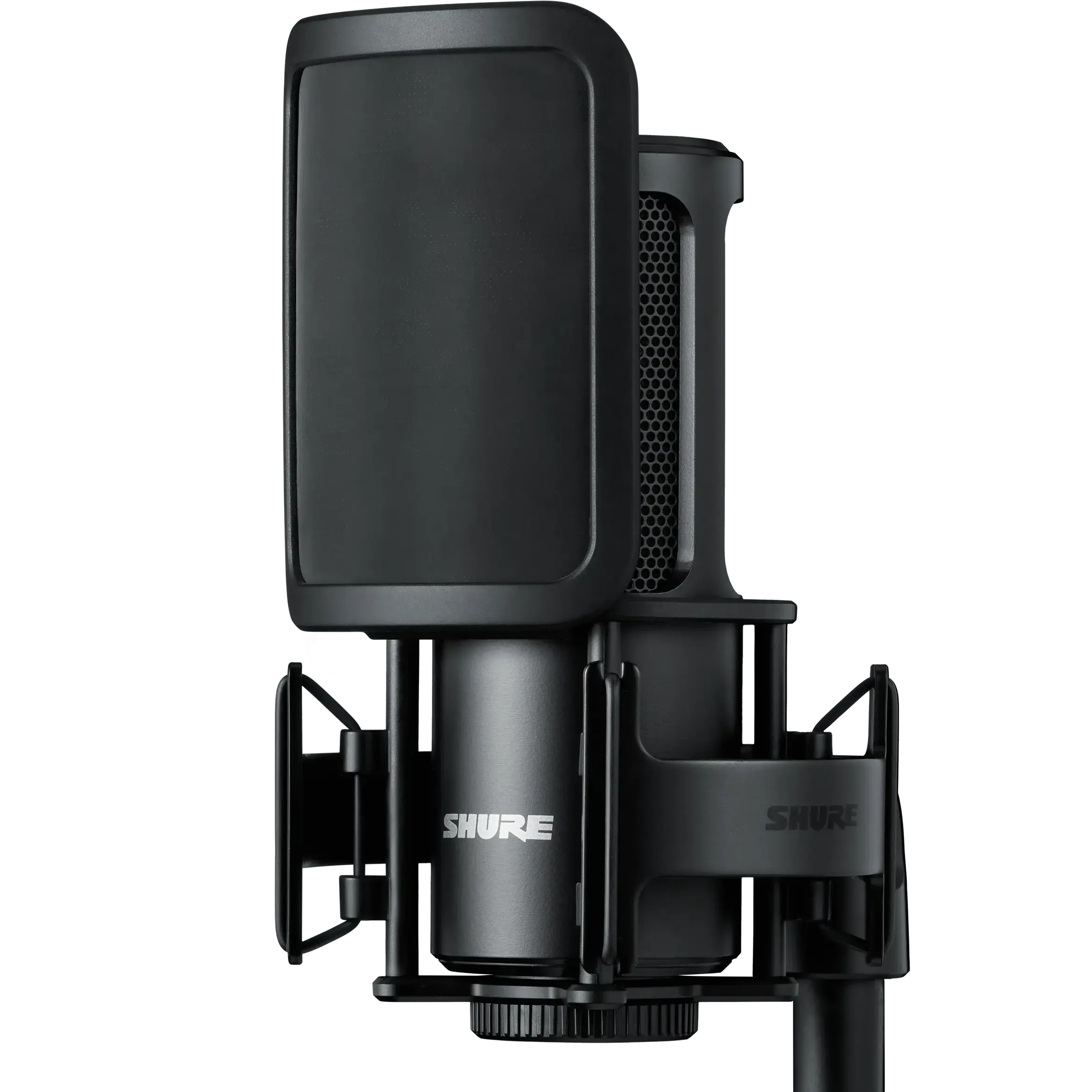 Shure SM4-K-KIT SM4 Dual Diarphram Condenser Mic Kit w/ Shock Mount, Pop Filter, Carrying Case - Image 2