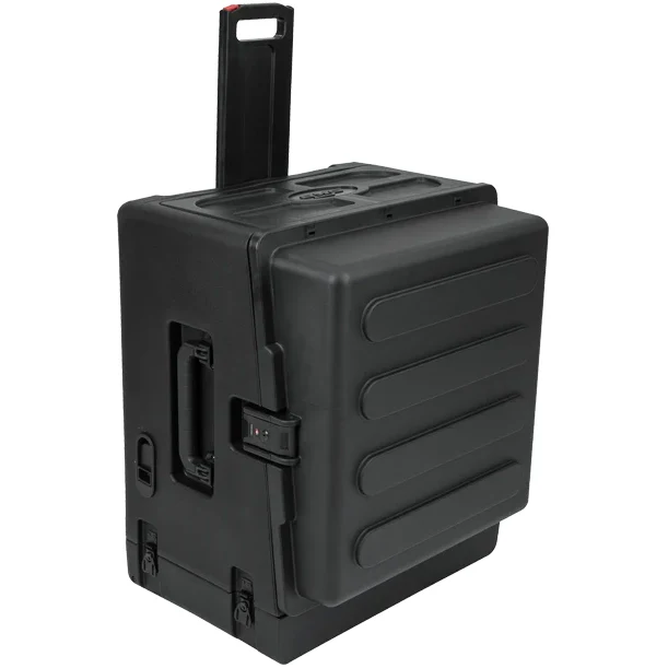Skb 1SKB-R104W 10x4 Compact Rolling Rig w/ Wheels, 10U Top, 4U Front