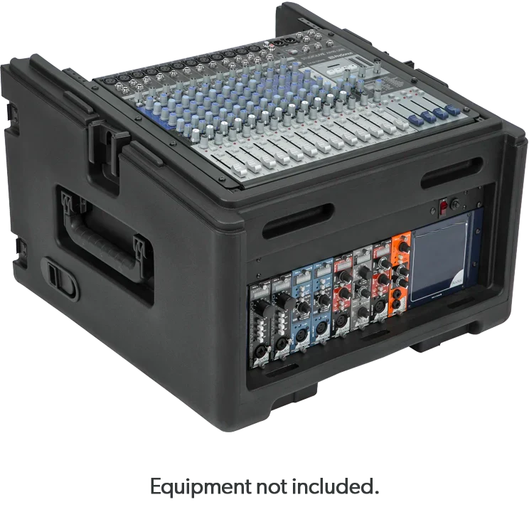 Skb 1SKB-R104W 10x4 Compact Rolling Rig w/ Wheels, 10U Top, 4U Front - Image 3