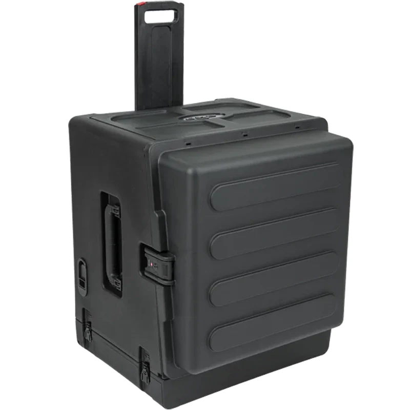 Skb 1SKB-R106W 10x6 Compact Rolling Rig w/ Wheels, 10U Top, 6U Front