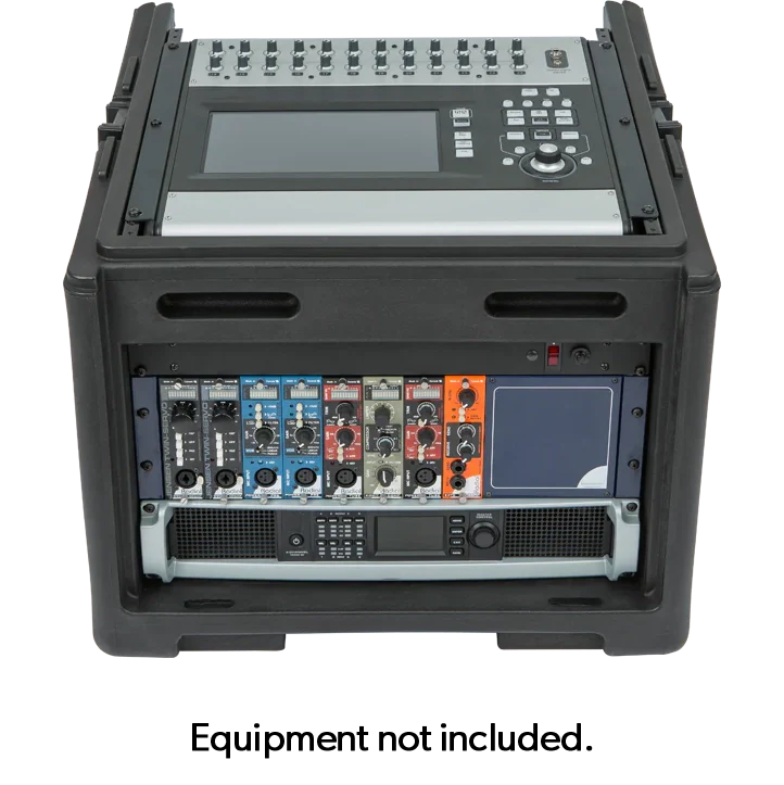 Skb 1SKB-R106W 10x6 Compact Rolling Rig w/ Wheels, 10U Top, 6U Front - Image 7