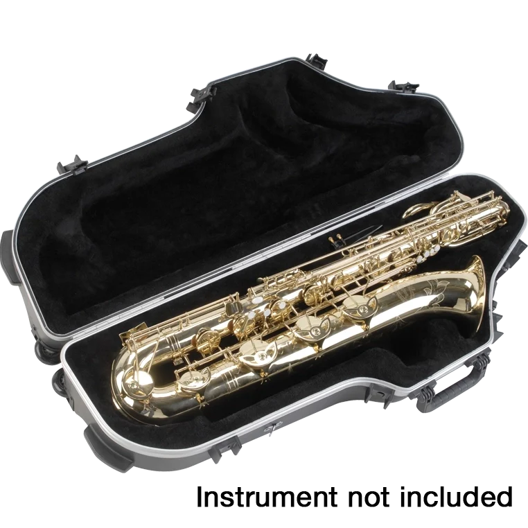 Skb SKB-455W Contoured Pro Universal Baritone Sax case with Wheels - Image 3