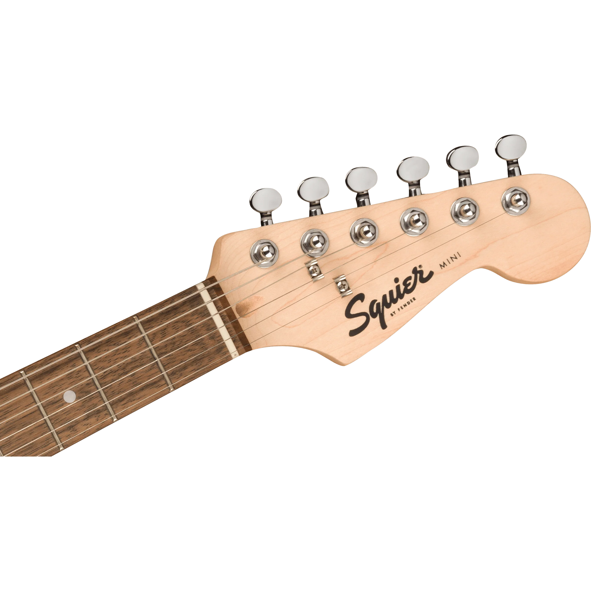 Squier 037-0121-556 Mini Strat LRL, Shell Pink - Image 5