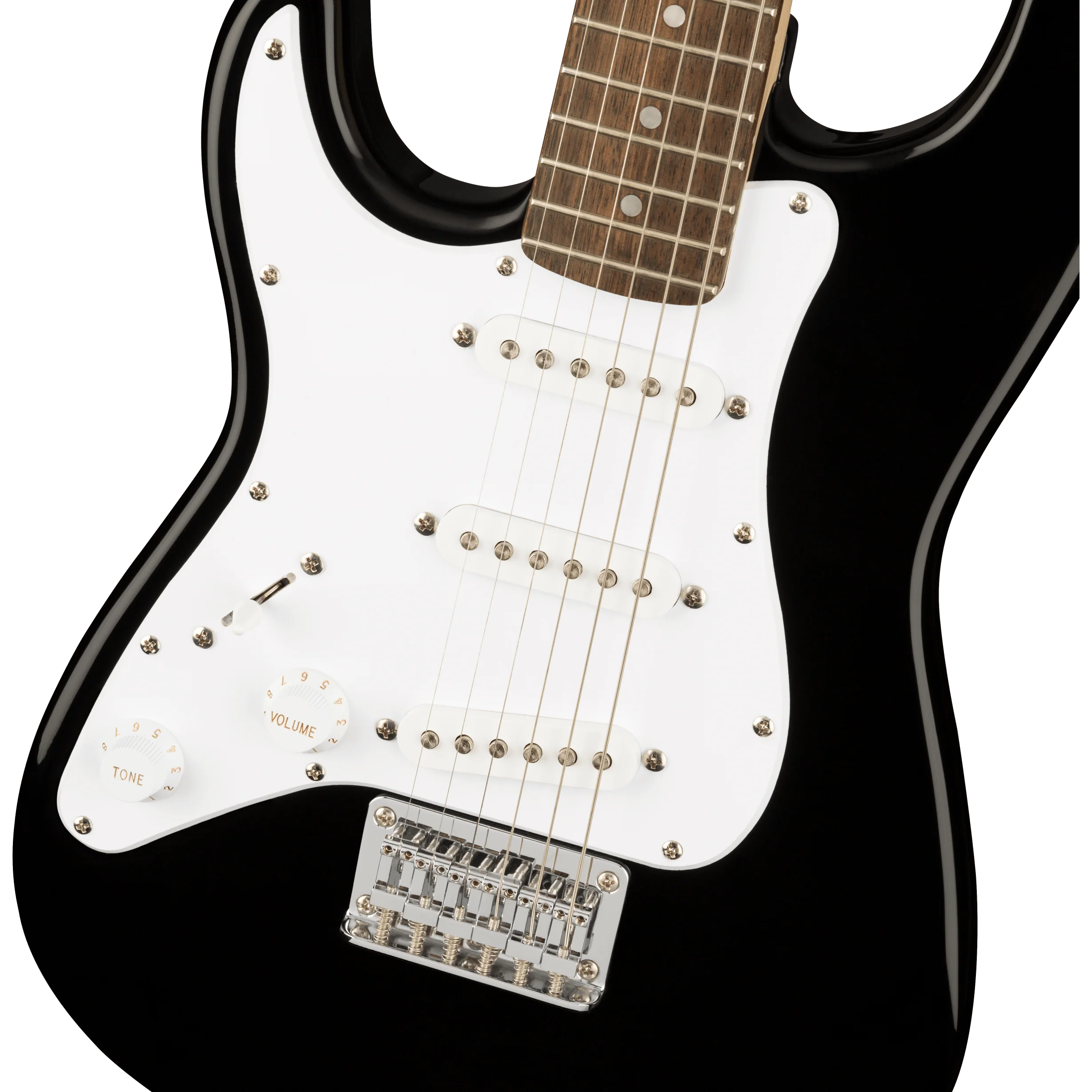 Squier 037-0123-506 Mini Strat Left-Handed LRL, Black - Image 3