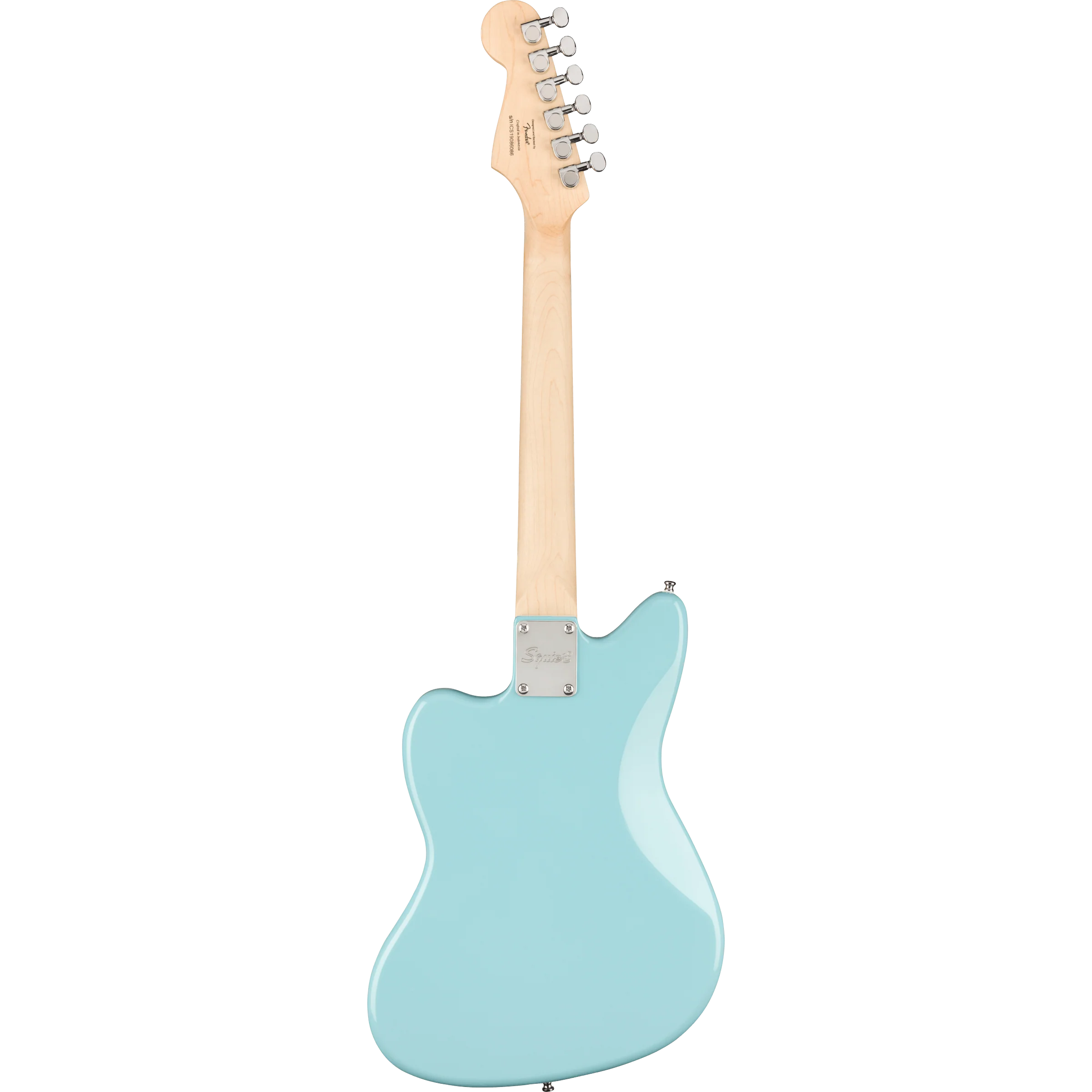 Squier 037-0125-504 Mini Jazzmaster HH, Daphne Blue - Image 2