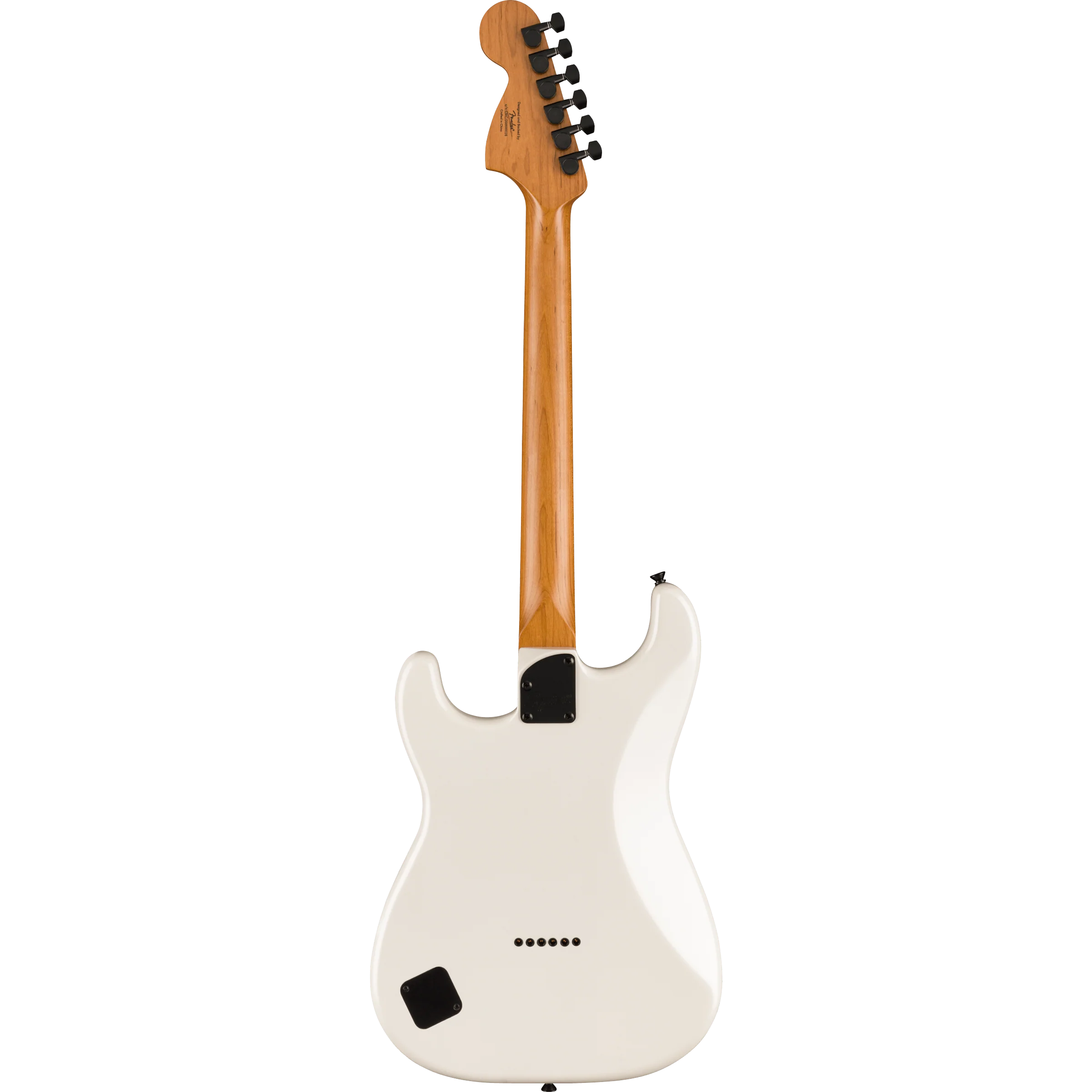 Squier 037-0235-523 Contemporary Strat Special Hard-Tail, SS-S, LRL, Pearl White - Image 2