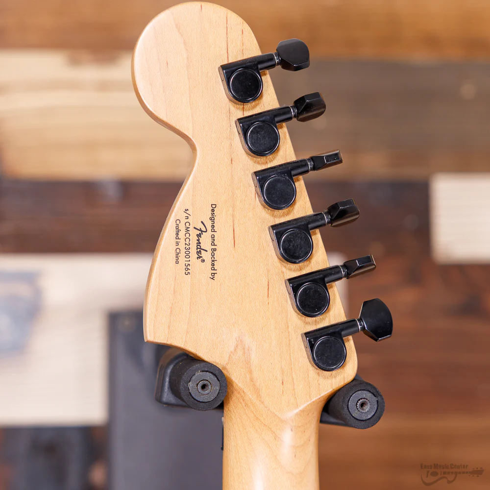 Squier 037-0240-533 Contemporary Strat w/ Trem, HH, Roated MN, Shell Pink Pearl (#CMCC23001565) - Image 10