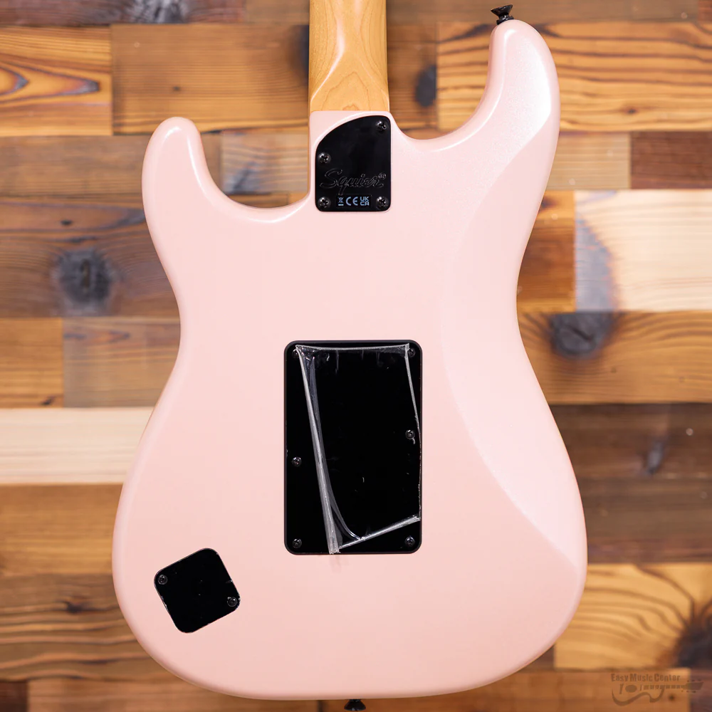 Squier 037-0240-533 Contemporary Strat w/ Trem, HH, Roated MN, Shell Pink Pearl (#CMCC23001565) - Image 4