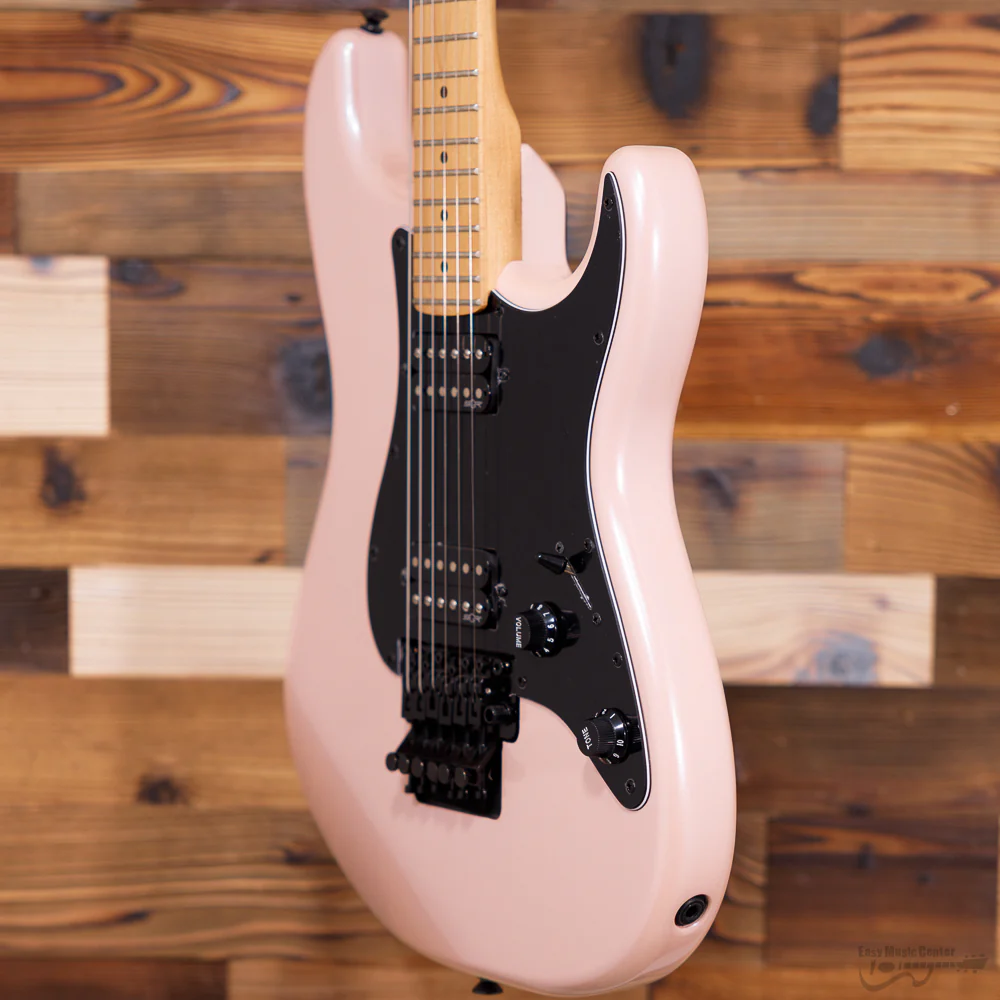 Squier 037-0240-533 Contemporary Strat w/ Trem, HH, Roated MN, Shell Pink Pearl (#CMCC23001565) - Image 6