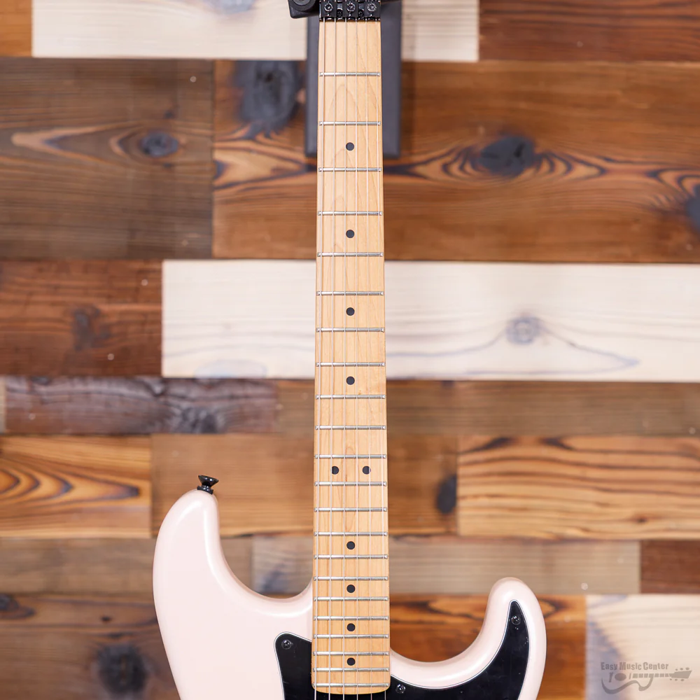 Squier 037-0240-533 Contemporary Strat w/ Trem, HH, Roated MN, Shell Pink Pearl (#CMCC23001565) - Image 7